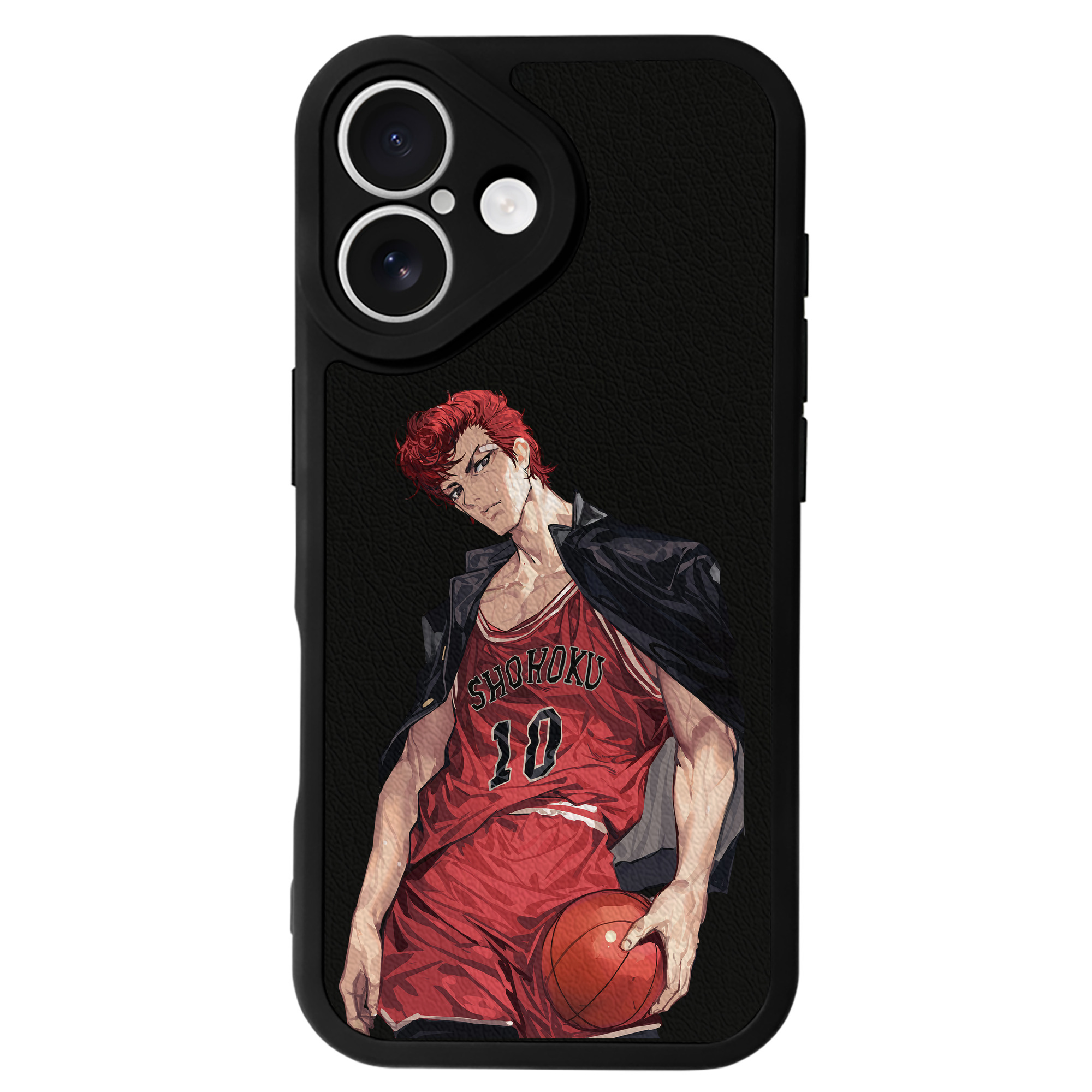 （画像用） SLAM DUNK／スラムダンク 【iPhone 16シリーズ対応】シリコンスマホケース（レザー調） 材質：シリコン